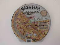 Pizza masa fina Carbonara