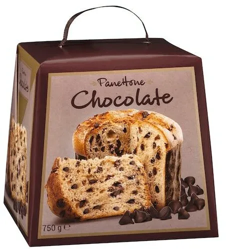Panettone con pepitas de chocolate