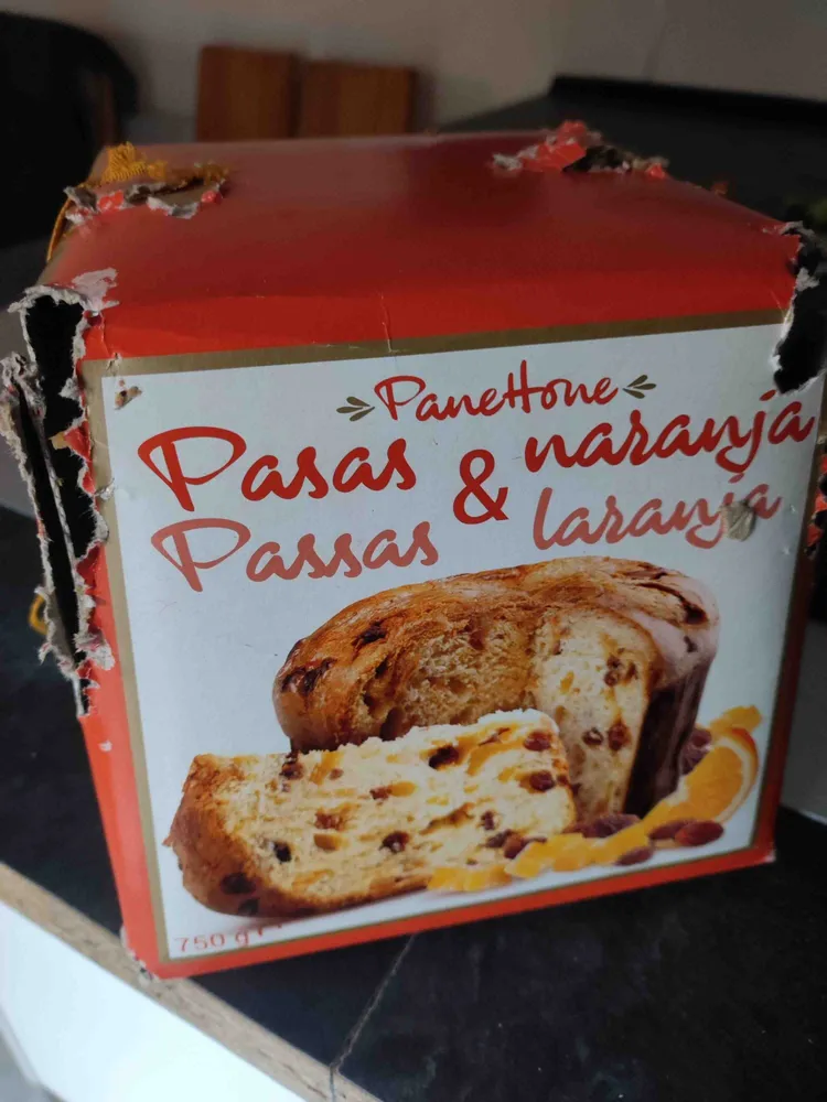 Panettone Pasas y Naranja
