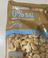 Anacardo caju tostado 0% sal añadida