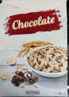 Copos tostados de trigo integral y arroz con chocolate