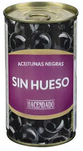 Aceitunas Negras Sin Hueso