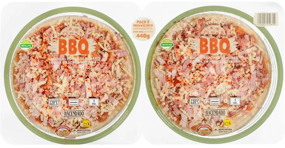 Pizza BBQ fresca