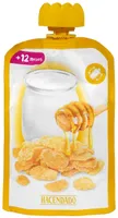 Postre lácteo infantil de cereales y miel