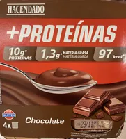 Postre Proteínas Chocolate