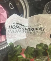 Espinaca en porciones