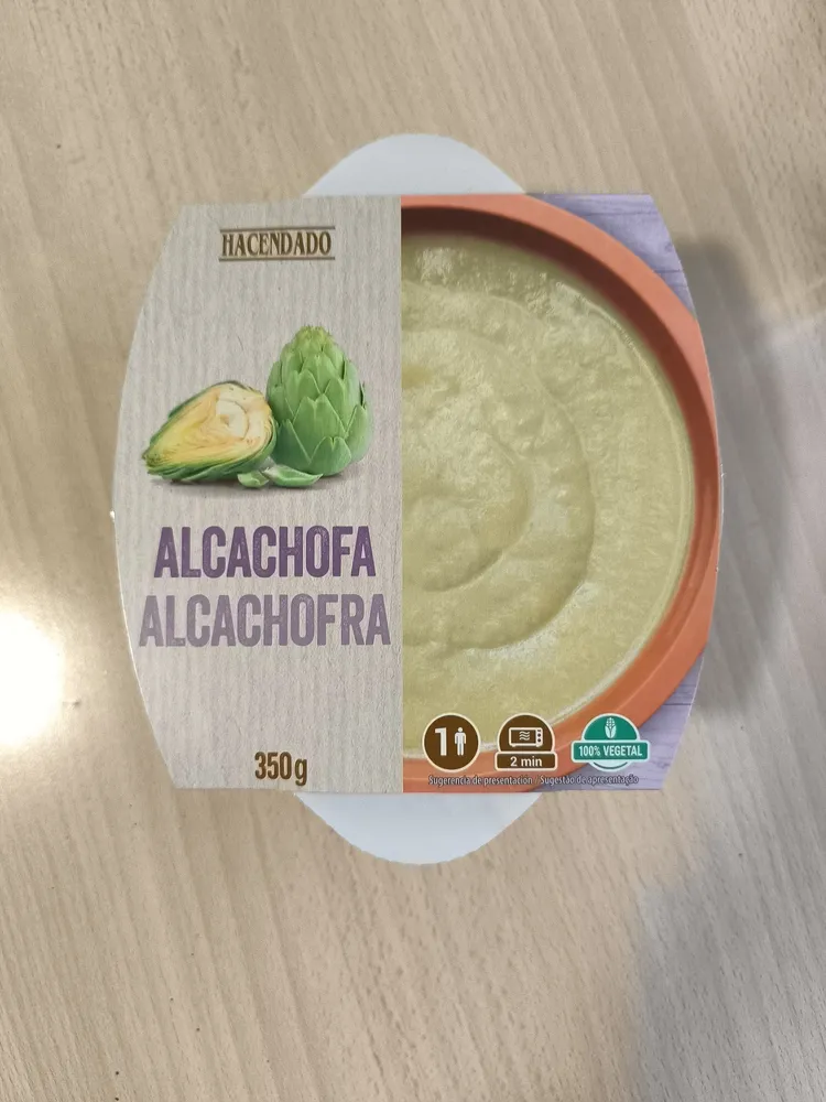 Crema de alcachofa