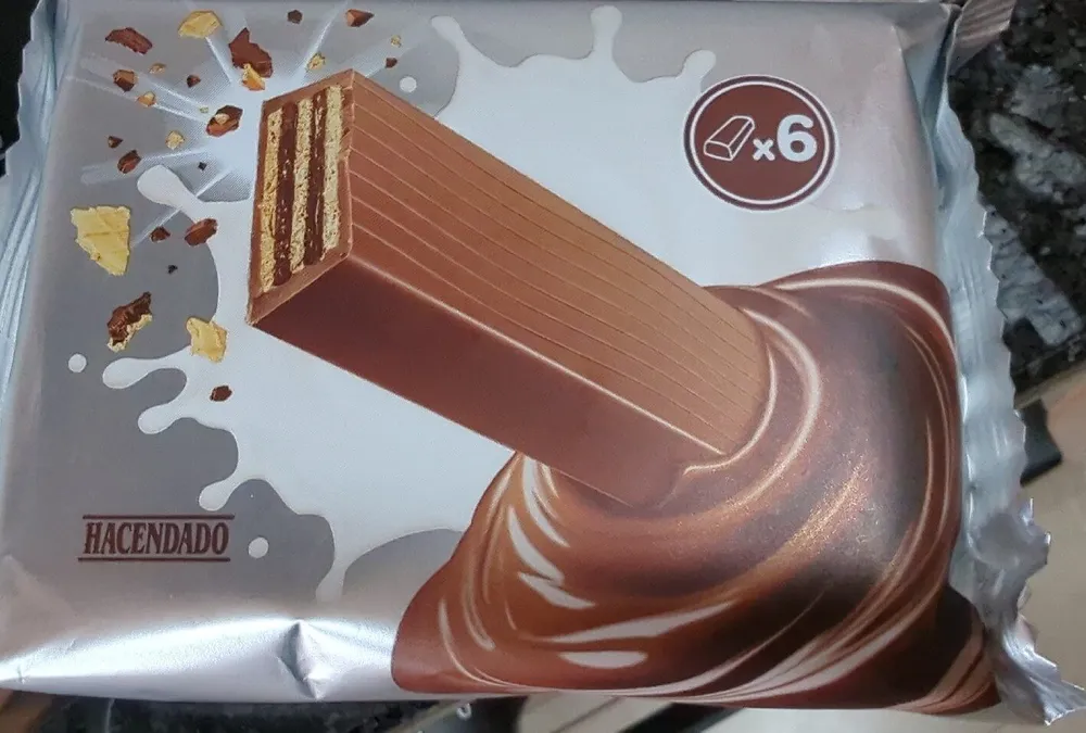 Barritas crujientes recubiertas de chocolate