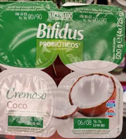 Bífidus Probióticos cremoso coco