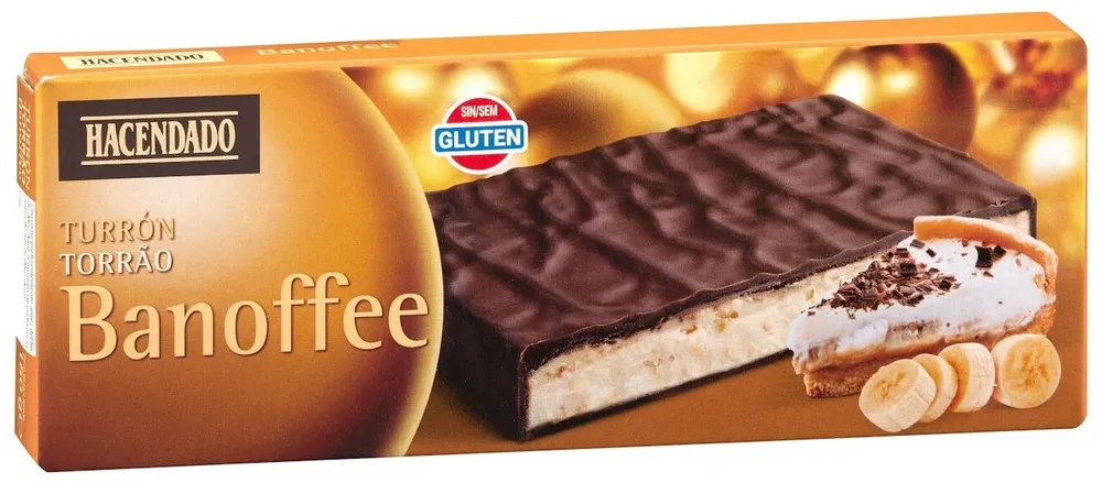 Turrón de banoffee
