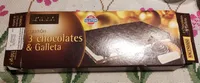 Turron De Tres Chocolates & Galleta