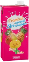 Fruta y leche tropical sin azúcares añadidos