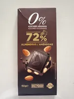 Chocolate negro 72% cacao con almendras enteras