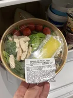 Ensalada pollo y queso