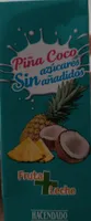 Fruta + leche piña y coco sin azúcares añadidos