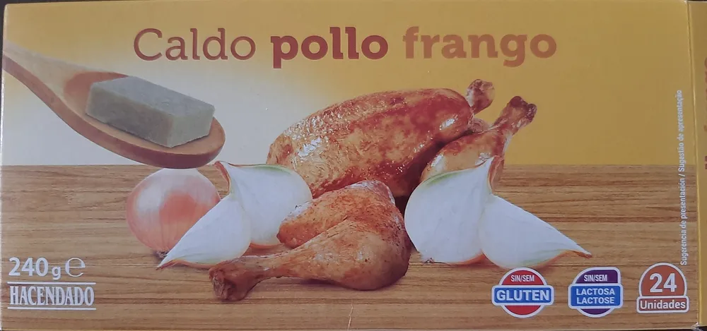 Caldo de pollo frango