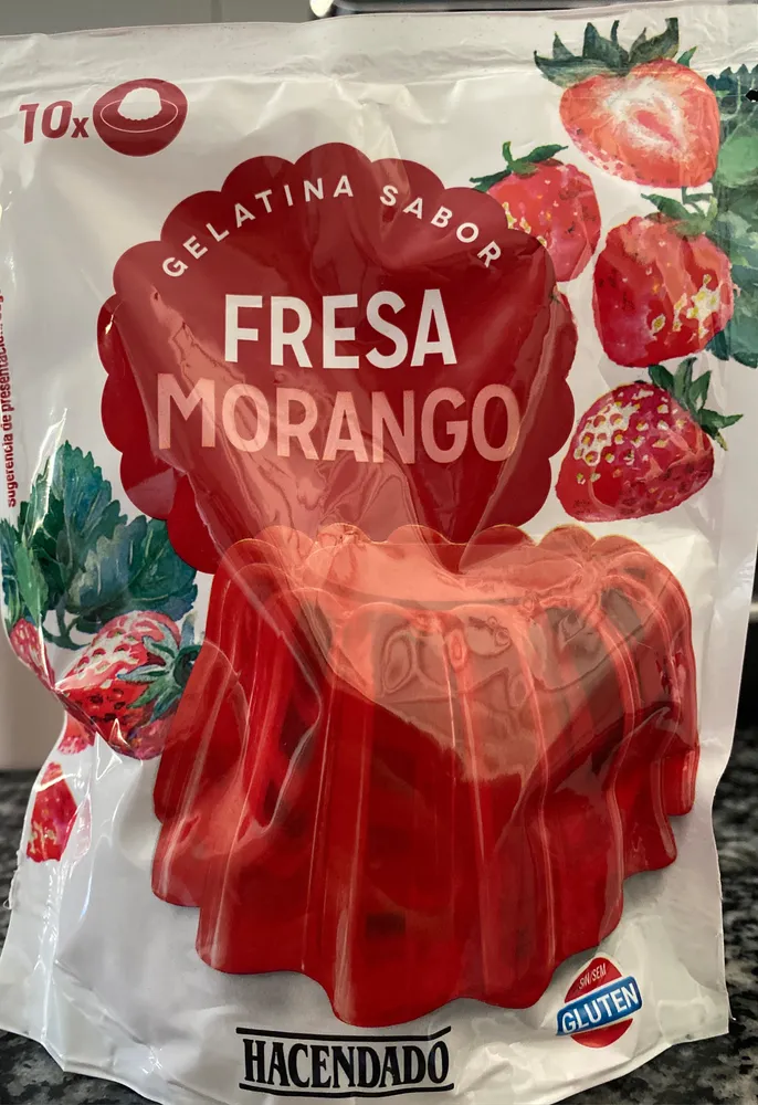GELATINA SABOR FRESA
