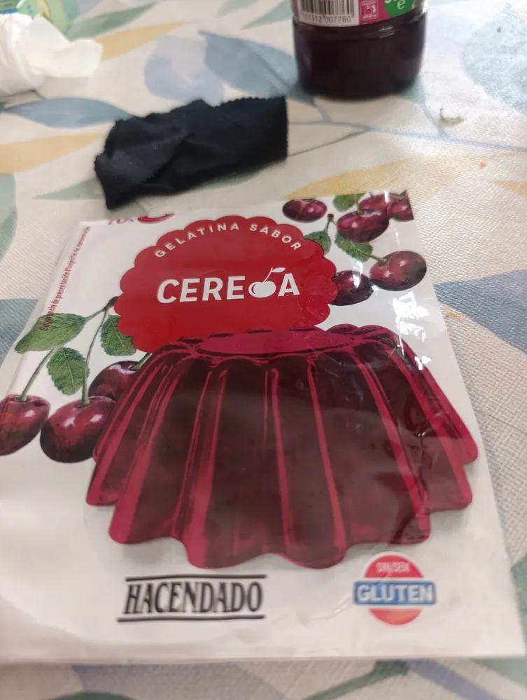 Gelatina Cereja