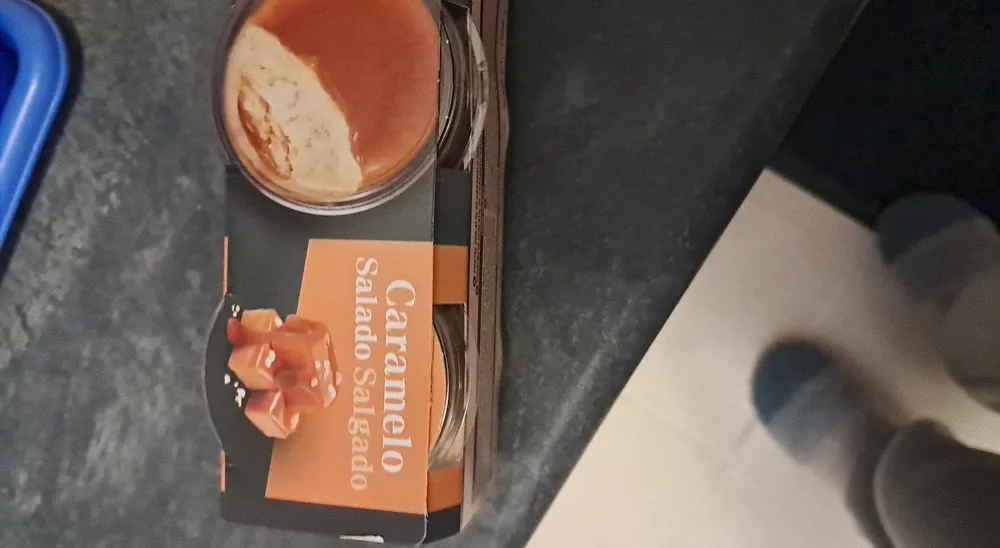 Postre con 41% de caramelo salado