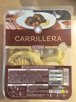 Pasta rellena de carrillera
