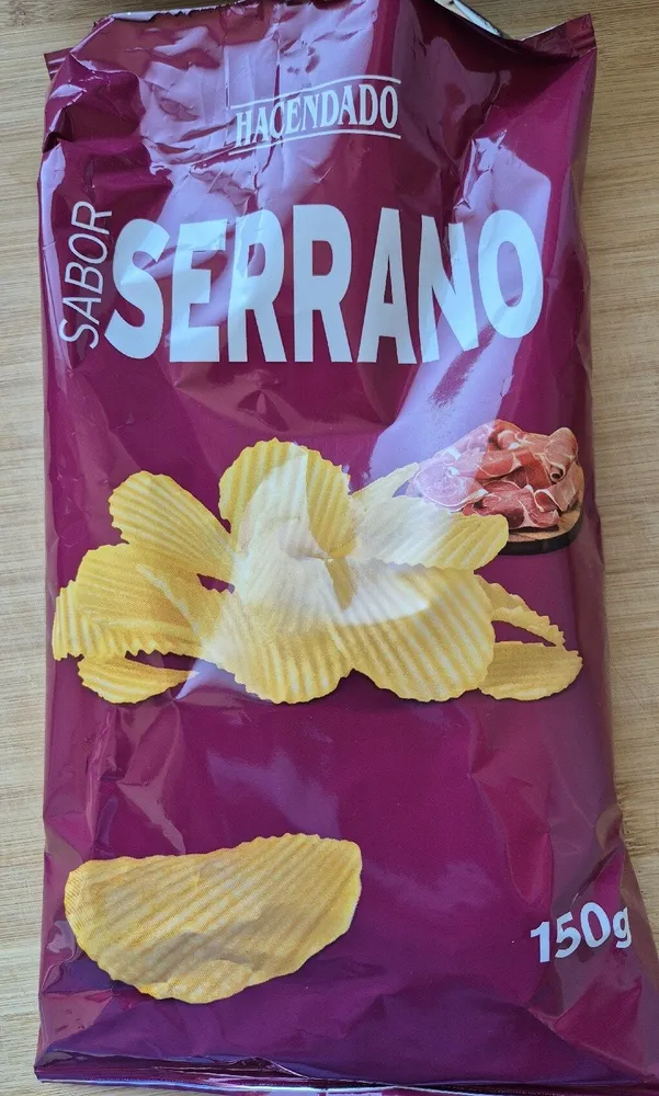Patatas fritas sabor serrano
