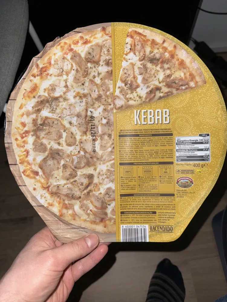 Kebab Pizza