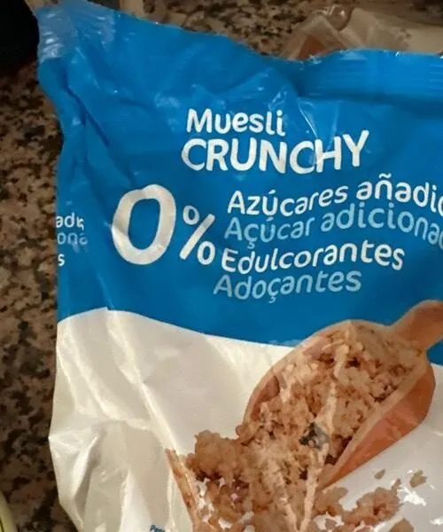 Muesli crunchy sin azúcar