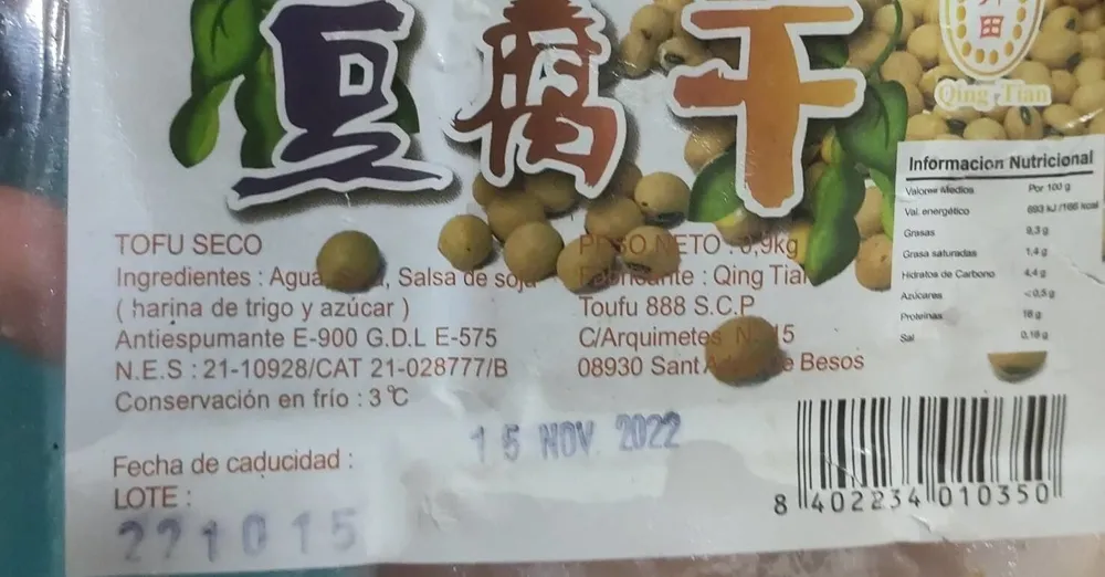 Tofu seco