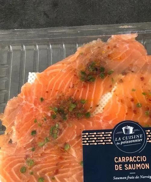 Carpaccio de saumon