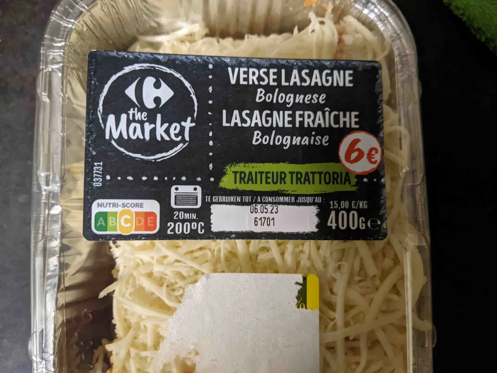 verse lasagne bolognese lasagne fraîche bolognaise
