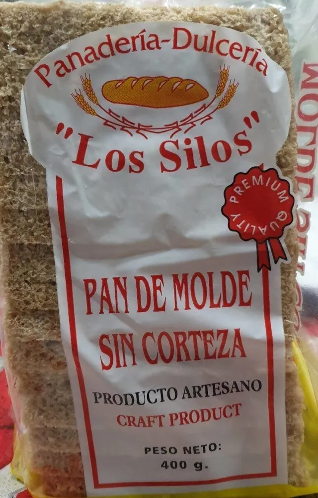 pan de molde sin corteza
