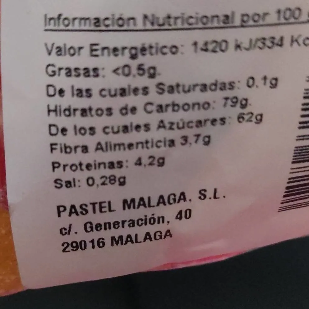 Mix golosina de azucar