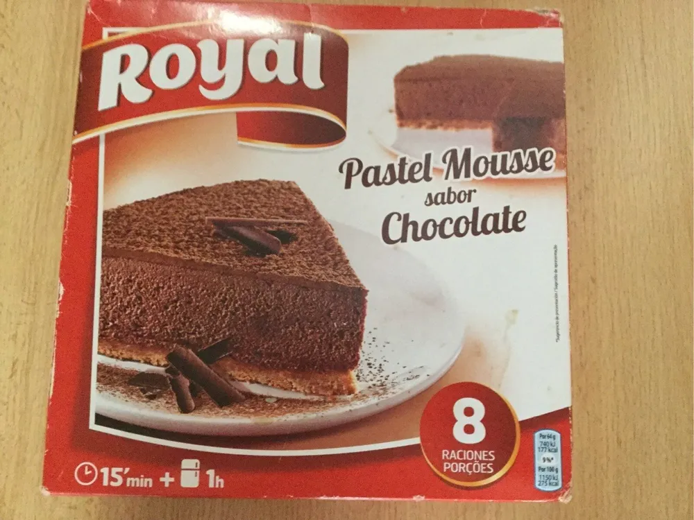 Pastel mouse sabor chocolate