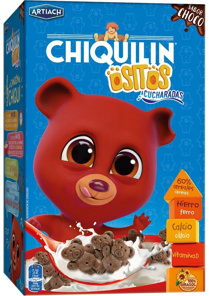 Chiquilín Biscuits aux céréales parfum chocolat