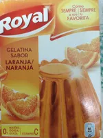Gelatina sabor naranja
