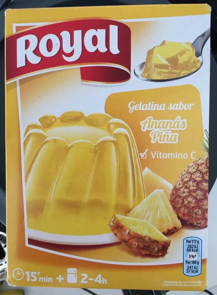 Gelatina sabor Piña