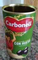 Aceitunas negras con hueso