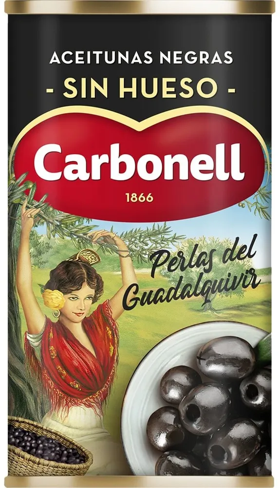 Aceitunas negras sin hueso