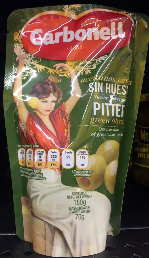 Aceitunas Verdes Sin Hueso
