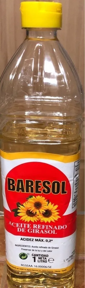 Aceite refinado de girasol