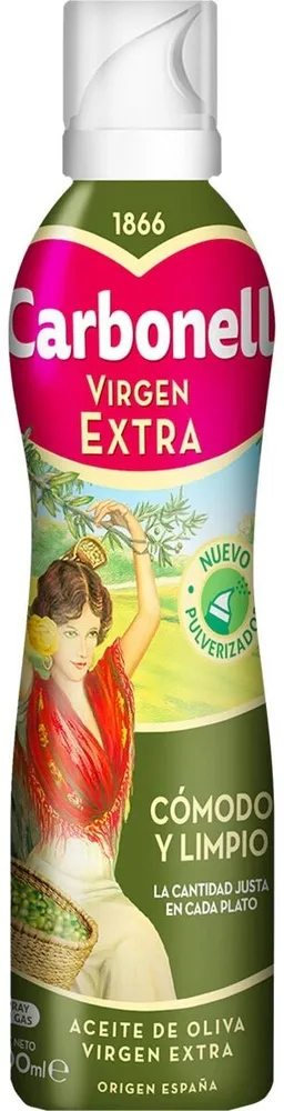 Aceite de oliva virgen extra en spray