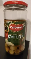Aceitunas verdes con hueso