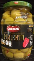 Aceitunas Verdes Rellenas con Pasta de Pimiento