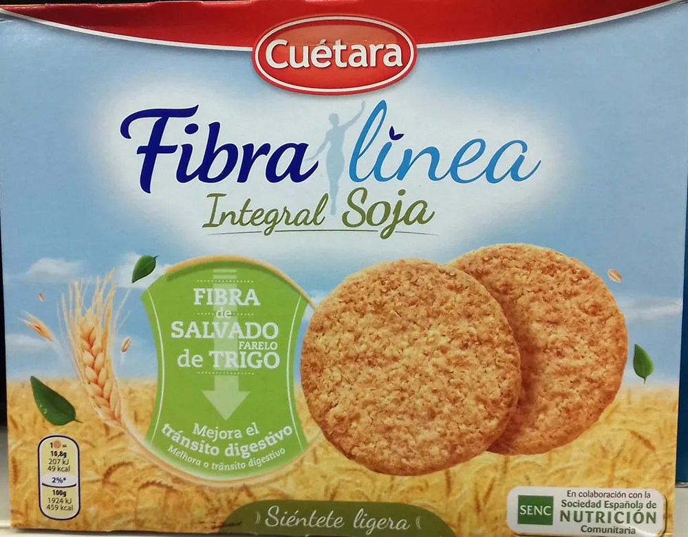Galletas Fibra línea Integral Soja