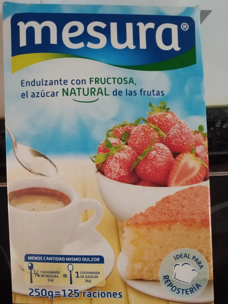 Edulzante con fructosa
