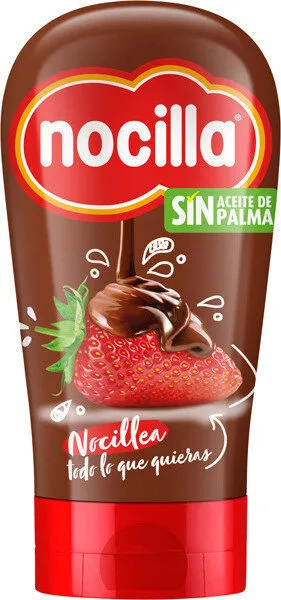 Crema de cacao y avellanas bocabajo sin aceite de palma