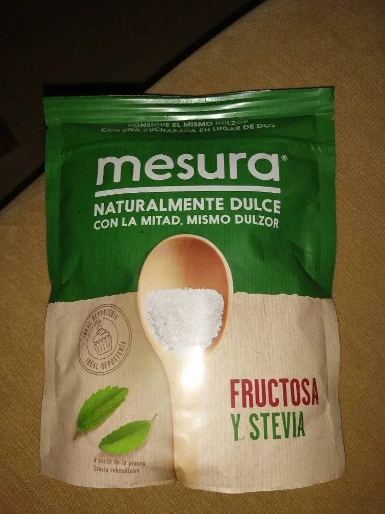 Edulcorante de fructosa con stevia paquete 250 g