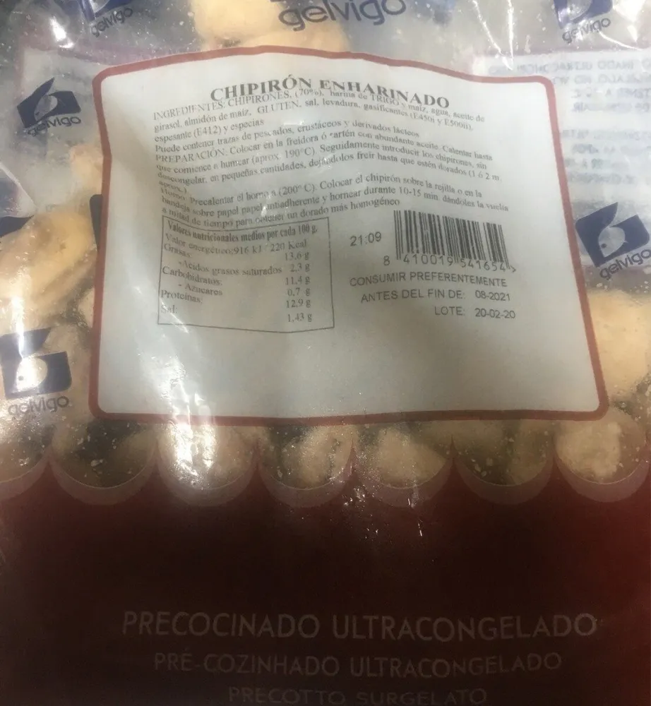Chipiron enharinado
