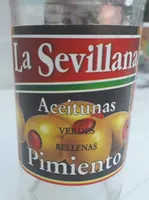 Aceitunas verdes rellenas pimiento