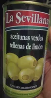 Aceitunas verdes rellenas de limón
